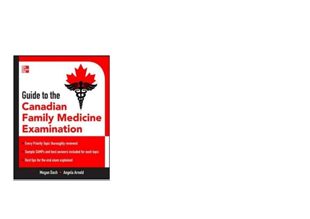 ムRead (PDF/Epub) Guide To The Canadian Family Medicine Examination