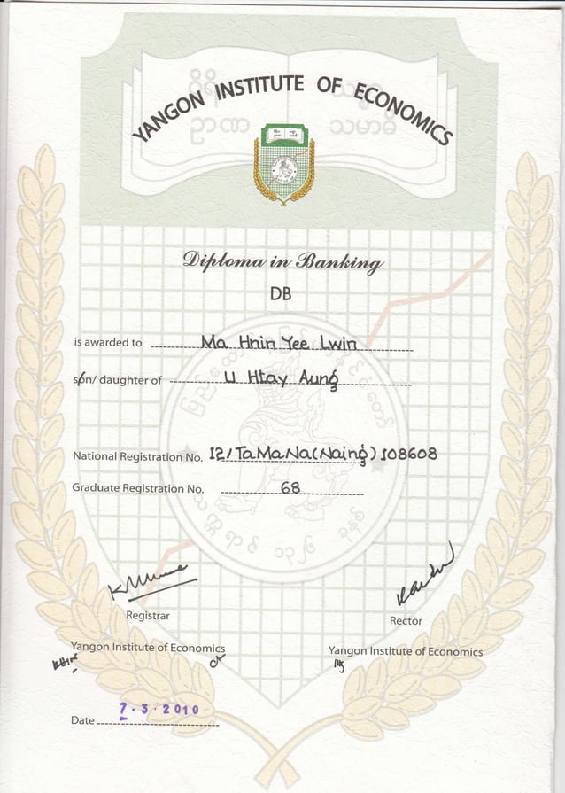 Diploma in banking | PDF