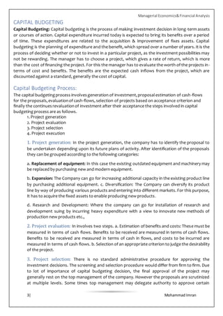 17 Capital and Capital budgeting | DOCX