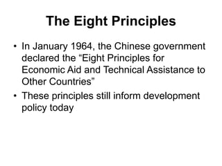 17 china and the developing world | PPTX