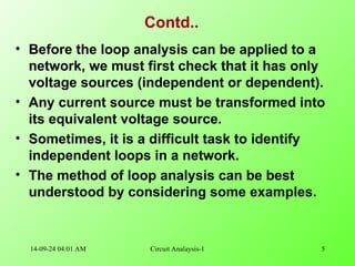 electrical circuits problems and analysis | PPT