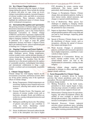 Climate Change Mitigation and Adaptation Strategies for a Sustainable ...