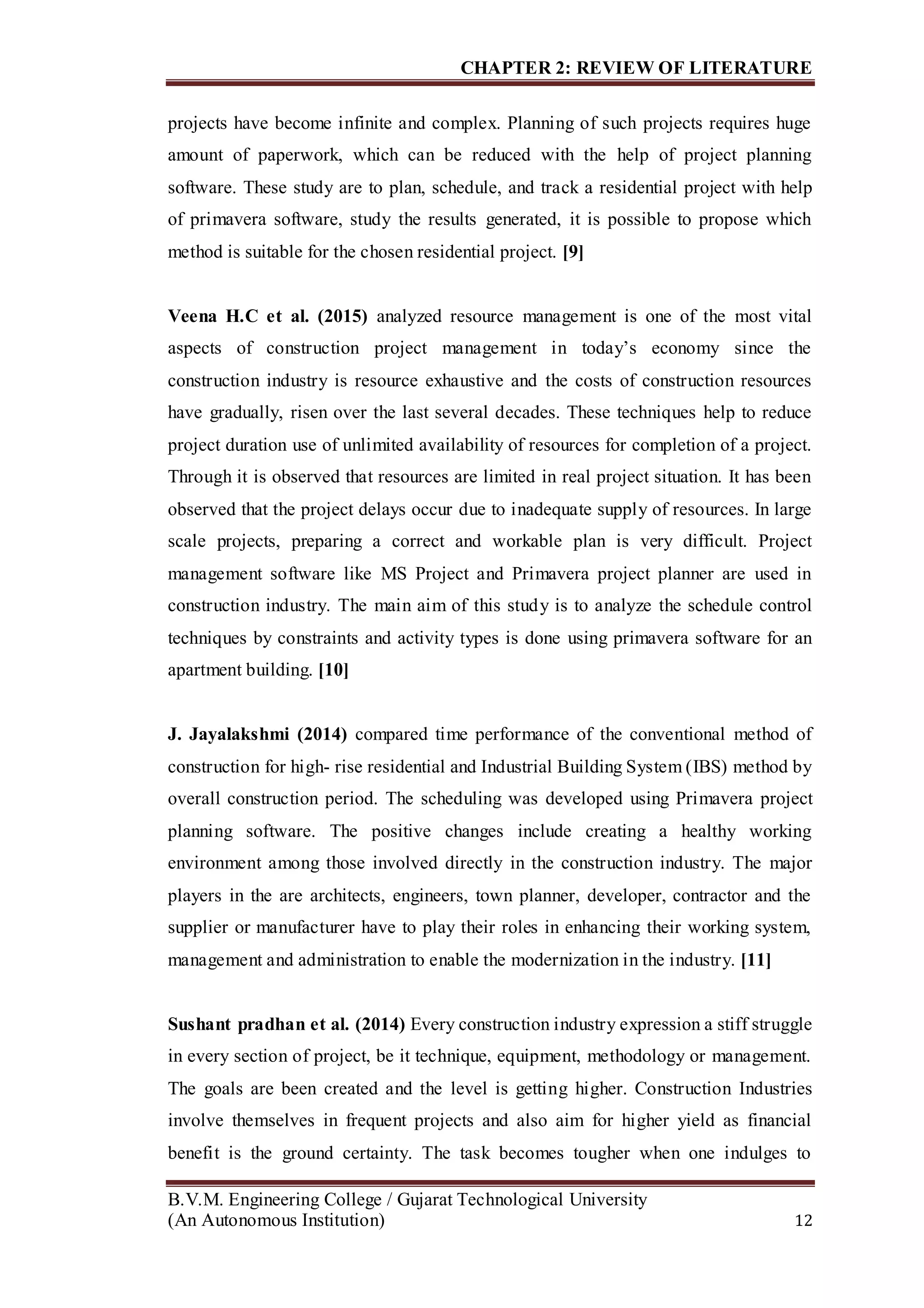 Resource scheduling in Construction Project Using Microsoft Project | PDF