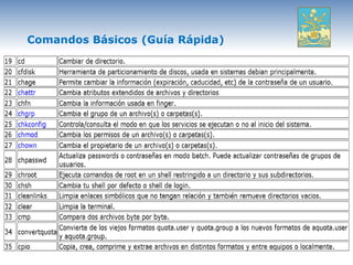 Comandos Básicos (Guía Rápida)
 