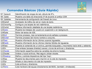 Comandos Básicos (Guía Rápida)
 