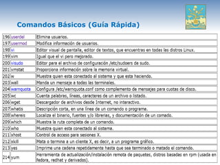 Comandos Básicos (Guía Rápida)
 