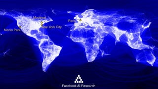 Paris
Montreal
New York City
Menlo Park
Facebook AI Research
2
 