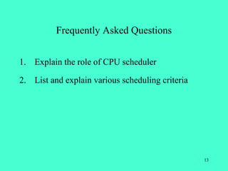 17 cpu scheduling and scheduling criteria | PPT