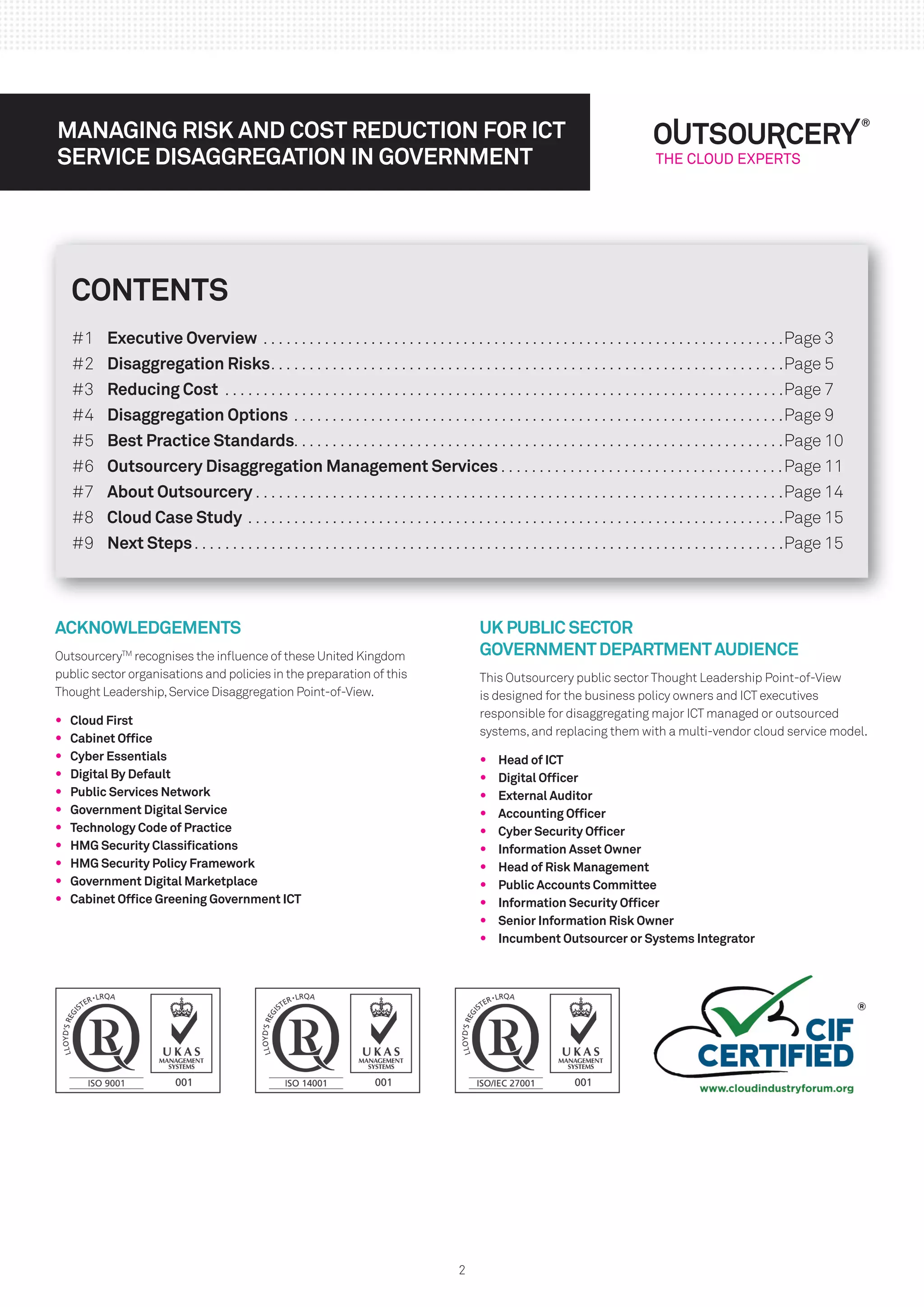 Disaggregation Point of View | PDF