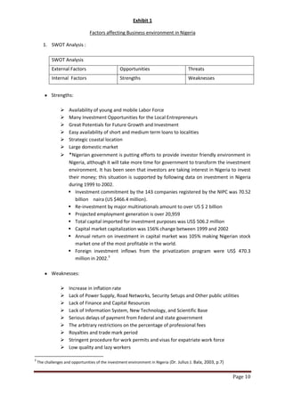 WAC report on Larson in Nigeria | DOCX