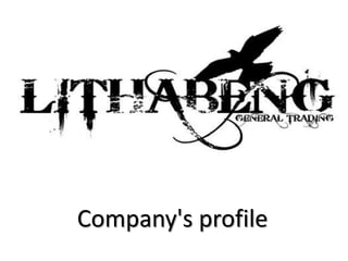Company's profile
 