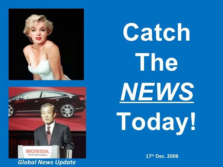 17 Dec Global News update catch the news today