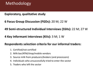 Gendered opportunities and constraints in milk trading in peri-urban Nairobi