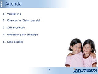 ©
2012
3
Agenda
1. Vorstellung
2. Chancen im Distanzhandel
3. Zahlungsarten
4. Umsetzung der Strategie
5. Case Studies
 