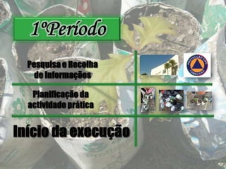 1ºPeríodoPesquisa e Recolha de Informações Planificação da actividade práticaInício da execução 
