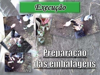 ExecuçãoPreparação das embalagens
