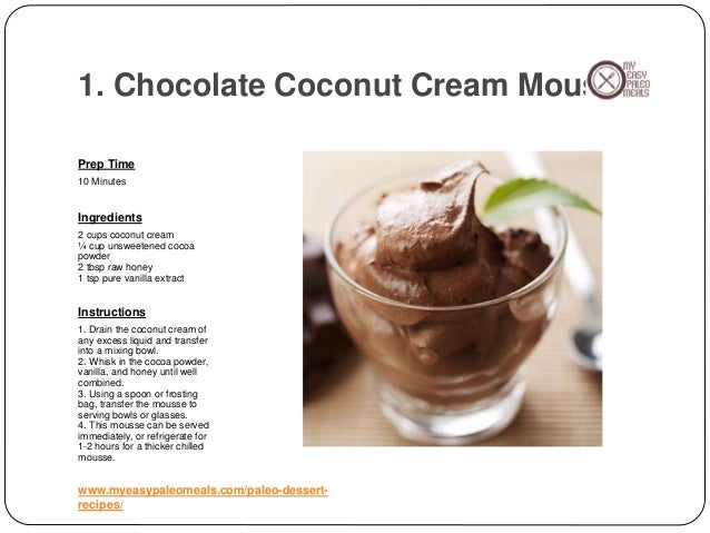 17 Easy No Bake Paleo Dessert Recipes