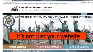 It’s not just your website
 