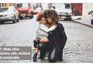 1: Make cities
clusive, safe, resilient
nd sustainable
 