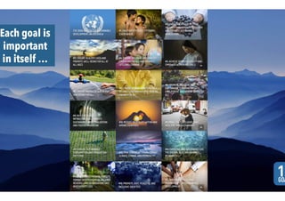 Each goal is
important
in itself …
 