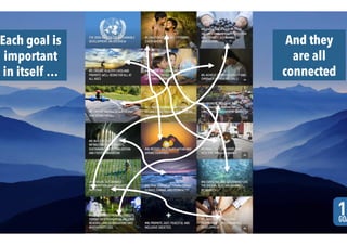 Each goal is
important
in itself …
And they
are all
connected
 