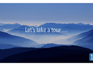 Let’s take a tour …
 
