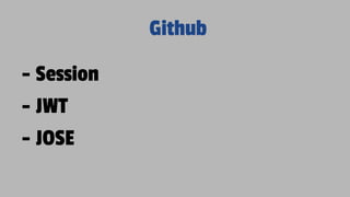 Github
https://github.com/ivanrosolen/crud-demo
JWT
https://github.com/dwyl/learn-json-web-tokens
http://jwt.io
https://de...