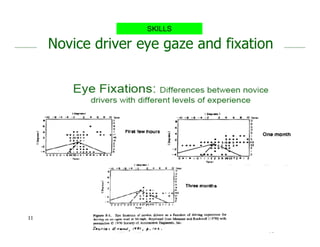 Novice driver eye gaze and fixation
SKILLS
11
 