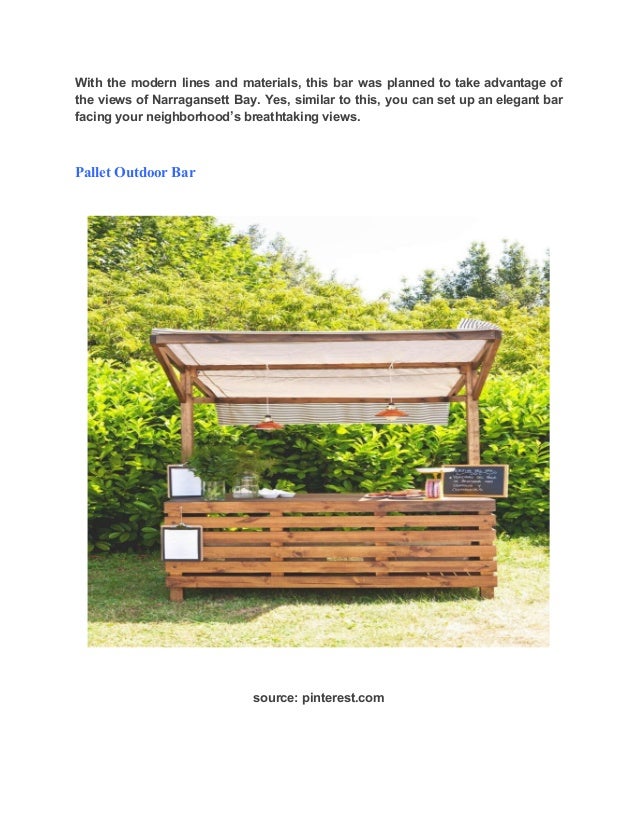 17 Impressive Outdoor Bar Ideas Transform Your Boring Backyard Into