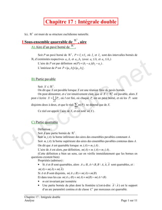 !
" ! ×= # !
$ ! % ! ≤ ≤
& ' %%% −−=
& ()() ×=
* !
" ⊂
+ , ! , ' !
+ ! , ⊂ !
∈
= # ' # , ! #
- $. $ ,
∈
% ,
%
,
/ '
"
" %+ ' !
" %− !
+ , , , %% +− =
& ' %%% +− ==
% ' ! ' ,
, $
%
• " , 0∩∪ ,
%%% ==
" - %%% +=∪
1 %%%% ∩−+=∪
• !
• 2 ' 3 % 4 5.5 0
$ ,
touscours.net
 