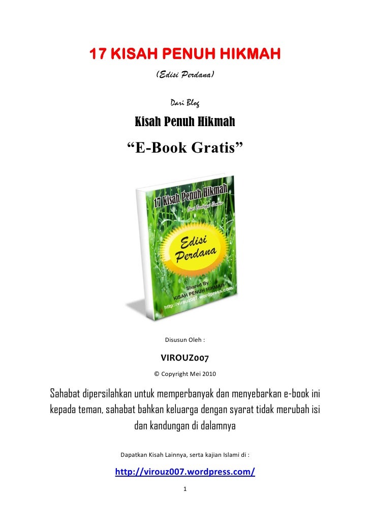 kisah teladan islami penuh hikmah 17 Kisah Penuh Hikmah 