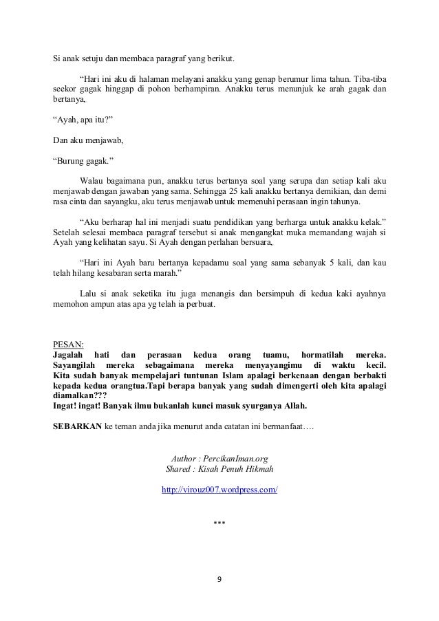 17 Kisah Penuh Hikmah