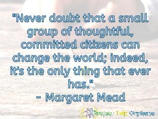 17 Little Changes we can Make that Make a Big Difference