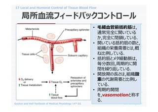 Humoral Control 17 local and humoral control of tissue blood flow | PDF