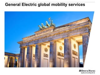General Electric global mobility services
 
