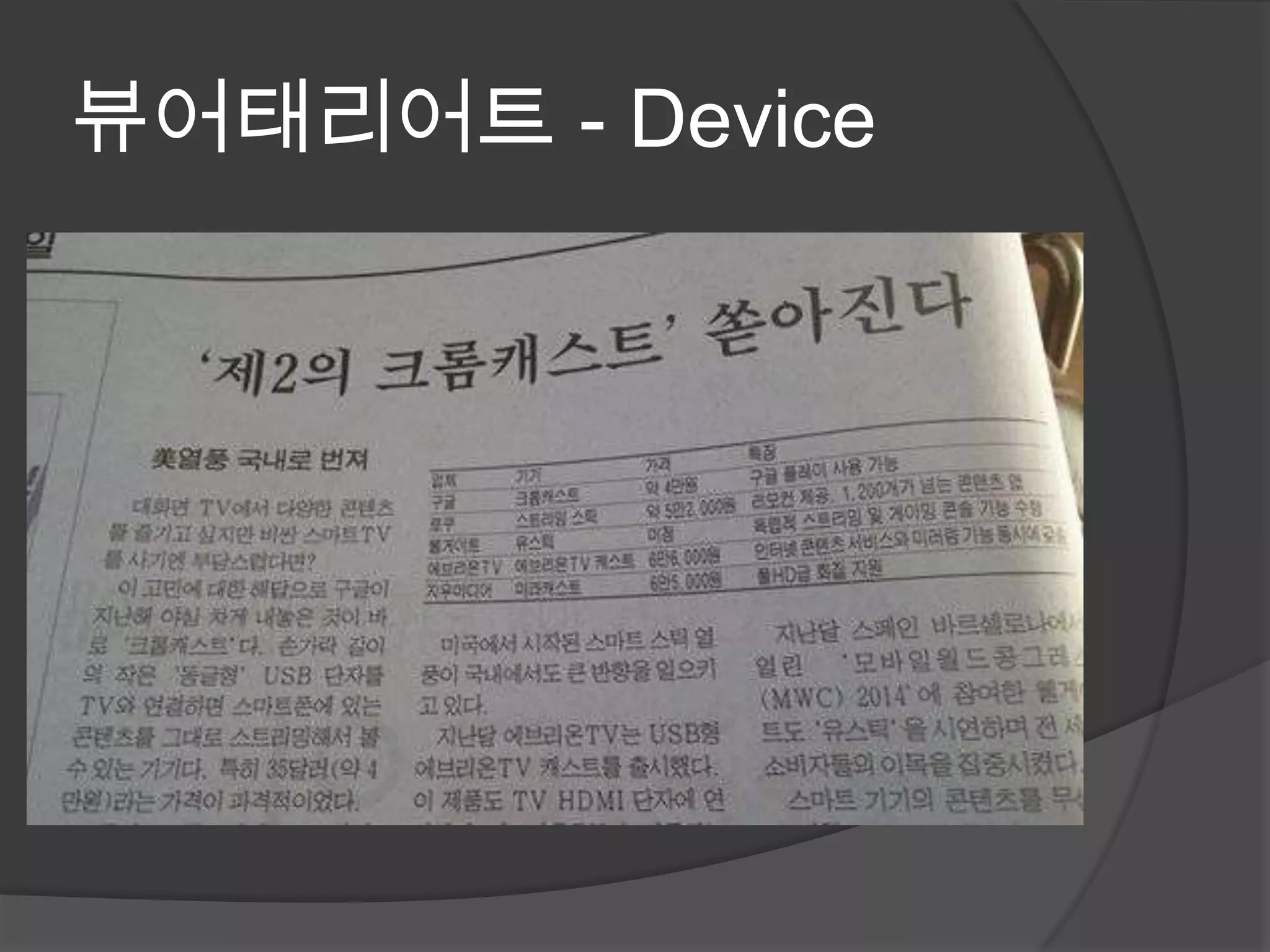 뷰어태리어트 - Device
 