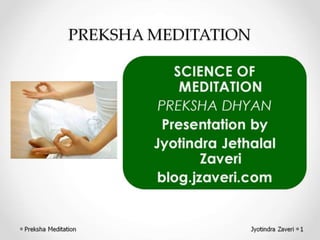 Meditation explained scientifically - AnuPreksha - Therapeutic Thinking
