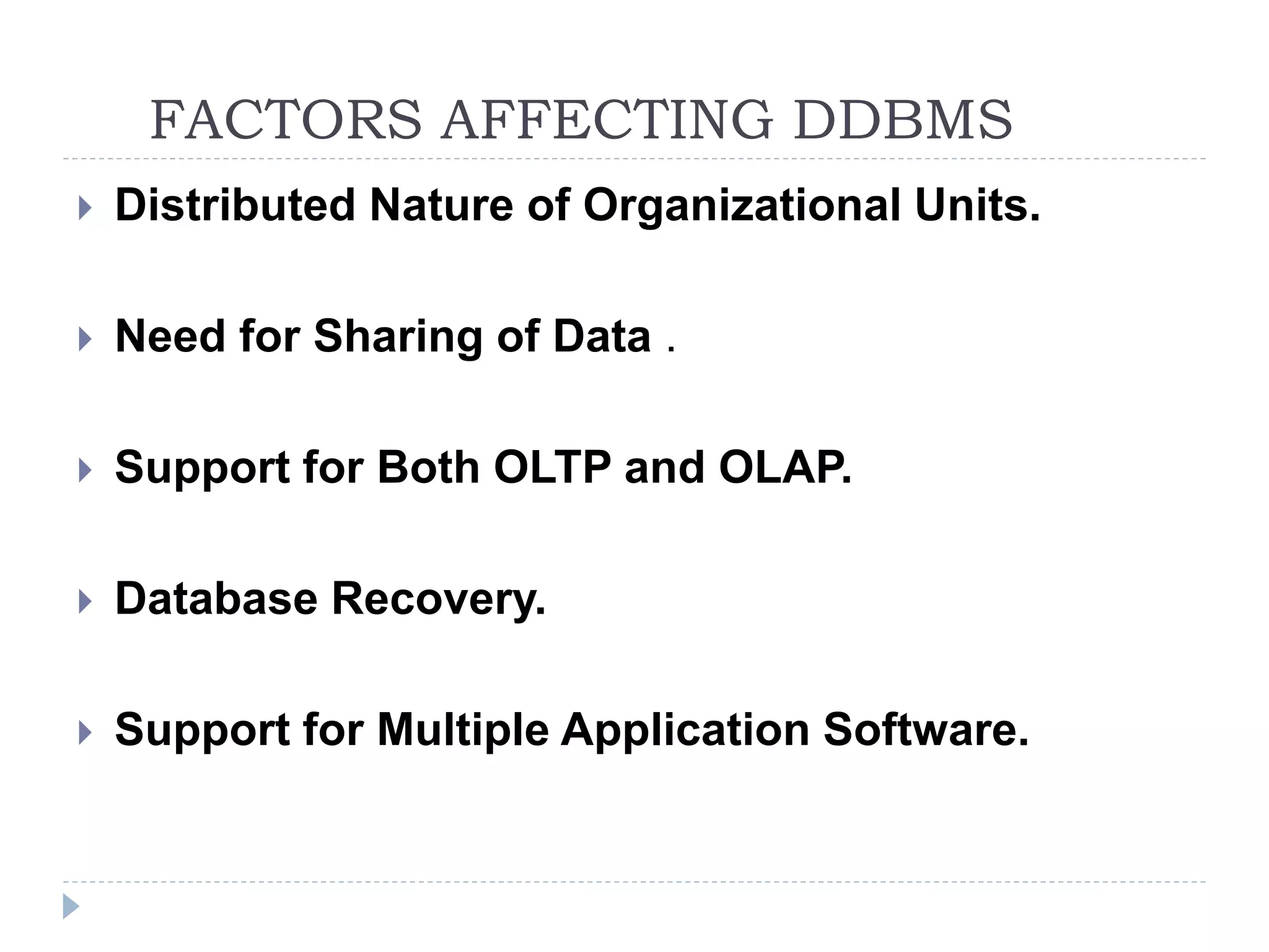 Distributed Databases | PPTX