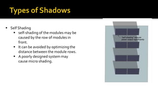 Module Shading 17 mse005 plant design | PPTX