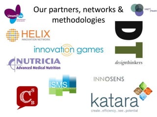 Our partners, networks &
methodologies

 