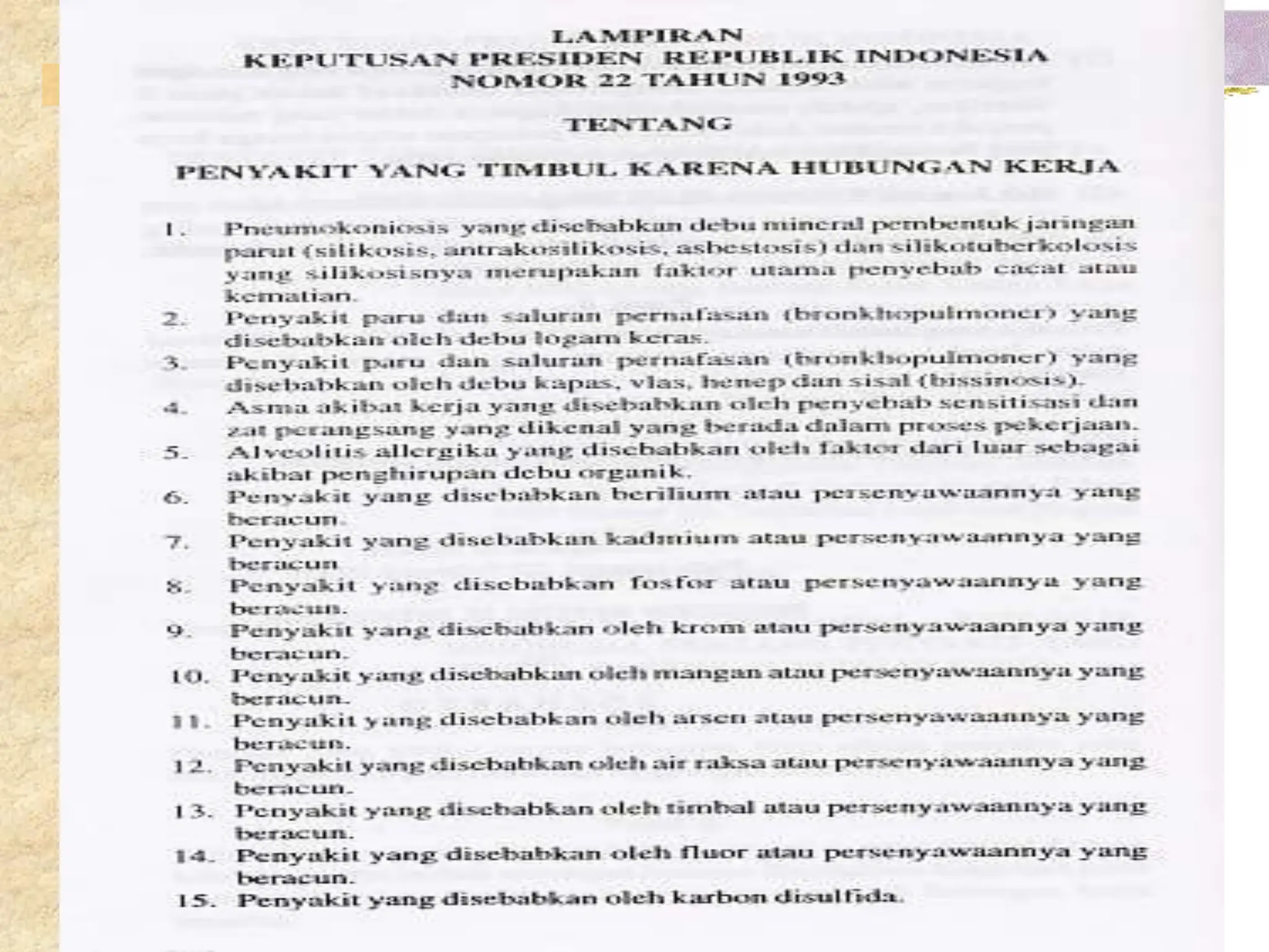 17 Penyakit Akibat Kerja Pak Ppt