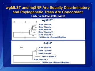 The path to implementation of Whole Genome Sequencing (WGS) in PulseNet ...
