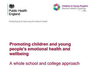 Implementing a whole school approach to wellbeing and mental health | PPTX