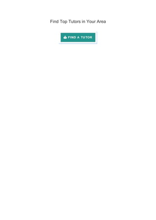 Find Top Tutors in Your Area
 