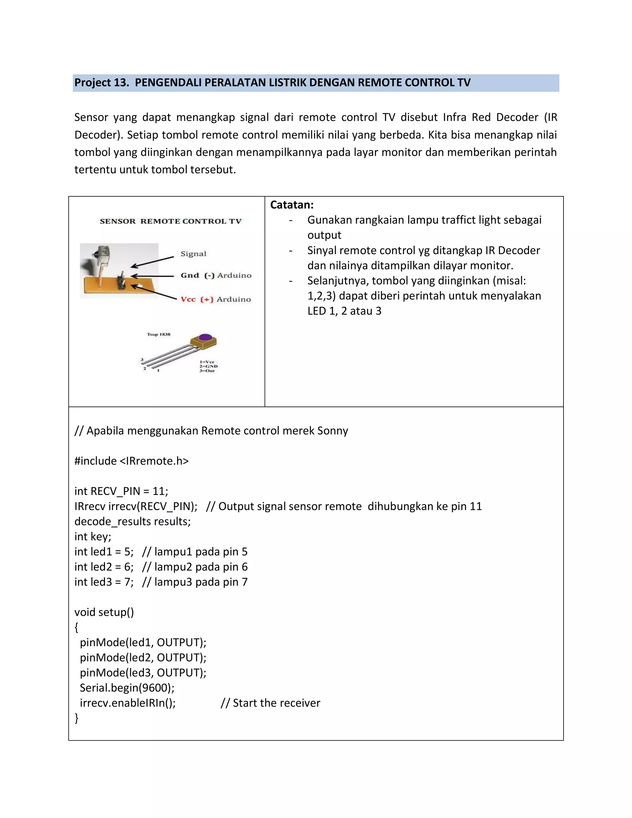 17 proyek arduino | PDF