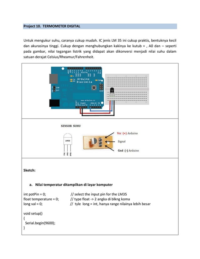 17 proyek arduino | PDF