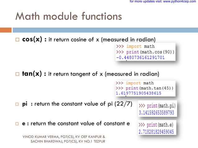 17 PYTHON MODULES-2.pdf | Programming Languages | Computing