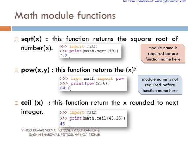 17 PYTHON MODULES-2.pdf | Programming Languages | Computing