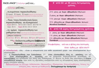 H εκπαιδευτική ύλη είναι η απαραίτητη για κάθε εργασιακό χώρο και ολοκληρώνεται όταν
ολοκληρωθεί:
1ον η Παρακολούθηση των Εισηγήσεων, 2ον όταν υλοποιηθούν όλες οι ασκήσεις για να
3ον όταν ολοκληρωθούν οι εργασίες, για να αποκτάτε Επαγγελματική συνείδηση, 4ον
επαναλήψεις για εμπέδωση των όσων σας διδάσκουμε, 5ον θέτετε τις δικές σας ερωτήσεις & λύνετε
οποιαδήποτε απορία, πριν από τις εξετάσεις ανεξάρτητα από τις εκτιμώμενες ώρες ολοκλήρωσης,
χωρίς επιπλέον κόστος,
(Εφαρμόζουμε το 5πτυχο: Διδάσκεσαι, Εφαρμόζεις, Εξασκείσαι, Επαναλαμβάνεις, Λύνεις τις
απορίες σου, πάντα με Καθηγητή). Επιτυγχάνουμετην Κατάρτιση!
Επωφελήσου, εσύ και ο φίλος σου έκπτωση,
όταν έρθεις με φίλο σου!!!
Β΄ από 68 με 88 ώρες Εκτιμώμενος
χρόνος
2 ½ μήνες με 6ωρο εβδομαδιαίο (3Φχ2ωρο)
2 μήνες με 8ωρο εβδομαδιαίο (2Φχ4ωρο)
1 ½ μήνα με 12ωρο εβδομαδιαίο (3Φχ4ωρο)
3 ½ εβδομάδες με 20ωρο εβδομαδιαίο 4χ4ωρο)
Μοναδική Προσφορά:...........................................
Α΄ από 48 ώρες Εκτιμώμενος χρόνος
2 μήνες με 6ωρο εβδομαδιαίο (3Φχ2ωρο)
1 ½ μήνες με 8ωρο εβδομαδιαίο (2Φχ4ωρο)
2 ½ εβδομάδες με 20ωρο εβδομαδιαίο 5Φχ4ωρο
Προσφορά:........................................................
 