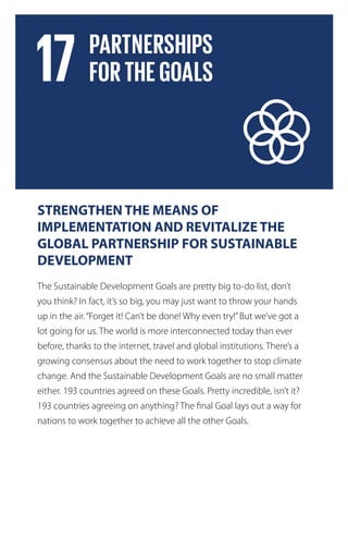 17. Sustainable Development Goals UN | PDF